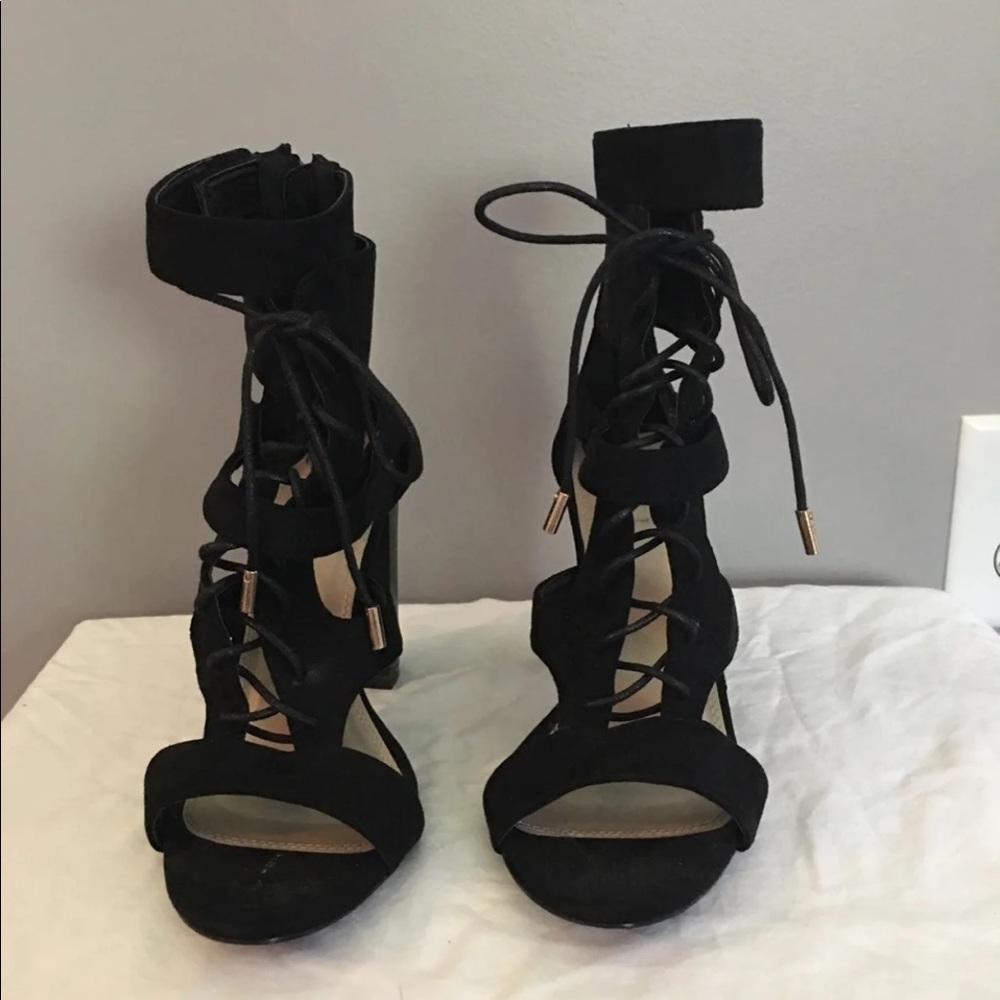 Lace up heels